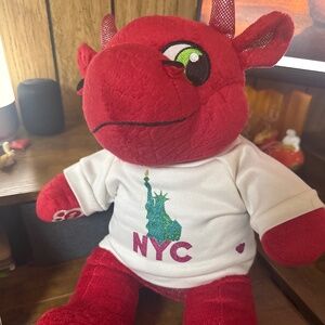 Build a Bear Great Wolf Lodge Exclusive Red Dragon Plush Stuffed Animal w Shirt